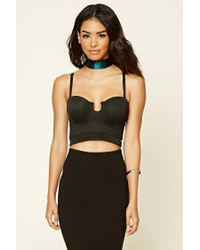 padded cropped cami
