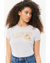 Peach graphic tee Clearance