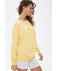 honey yellow crew neck
