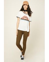 leggings ribbed knit forever sweater olive