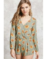 womens sunflower romper