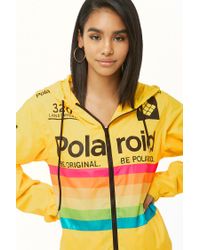 polaroid jacket yellow