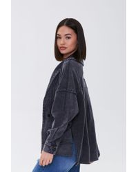 high low patch pocket jacket