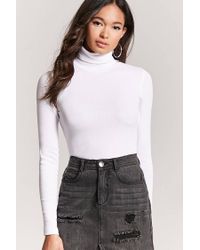 white turtleneck top womens