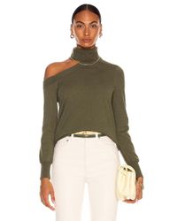 white one shoulder sweater