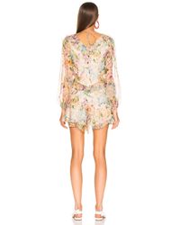 Zimmermann Multicolor Ninety-six Flutter Playsuit