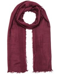 Ann Demeulemeester Red Cashmere Scarf