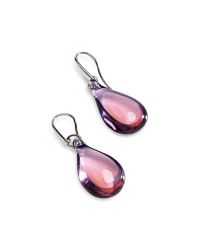 Antica Murrina - Purple Lapilli Murano Glass Drop Earrings - Lyst