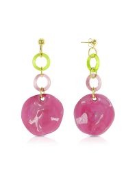 Antica Murrina - Pink Syria - Glass Drop Earrings - Lyst