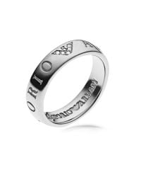 Emporio Armani | Metallic Eagle Signature Women's Ring | Lyst