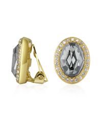 AZ Collection - Gray Clip-on Earrings - Lyst