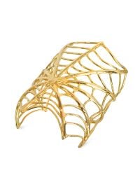 Bernard Delettrez - Metallic Giant Spiderweb Bronze Cuff Bracelet - Lyst