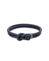 Emporio Armani - Blue Egs2214020 Signature Men's Bracelet for Men - Lyst