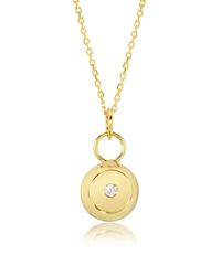 Aurelie Bidermann - Metallic Telemaque 18k Yellow Gold And Diamond Bell Charm - Lyst