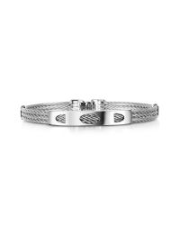 FORZIERI - Metallic Difulco Line Stainless Steel Three-strand Bracelet - Lyst