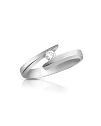 FORZIERI - Metallic 0.065 Ct Diamond 18k Gold Solitaire Ring - Lyst