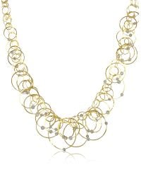 Orlando Orlandini - Scintille Anniversary - Diamond 18k Yellow Gold Necklace - Lyst