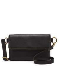 fossil leather fanny pack