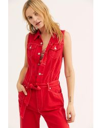 levis cropped taper jumpsuit