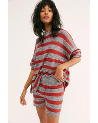 Free People Cotton Malibu Surf Set By Fp Beach in Red | Lyst