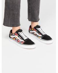 lux floral vans