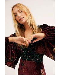 last letter burnout velvet mini dress