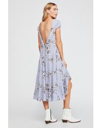 free people rita tiered midi dress