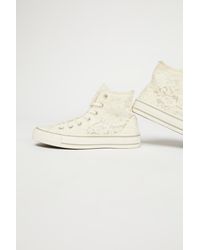 flower lace converse