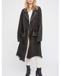 free people denim duster