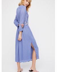 free people flora midi dress