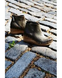 below sunset clog boot