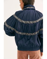 Free People Blue On My Mind Bomber Jacket By We The Free