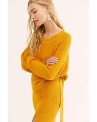 yellow sweater set