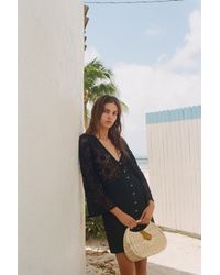 Free People White Penelope Basket Clutch