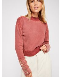Free People Multicolor Look Ahead Sweatshirt
