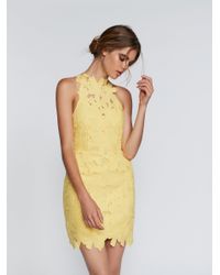 jessa lace mini dress white