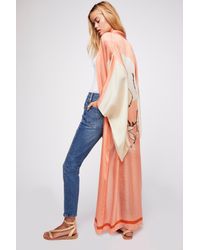 free people rising sun kimono
