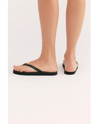 rainbow narrow strap flip flop