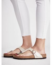 birkenstock gizeh antique lace