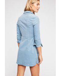 dynamite in cord mini dress