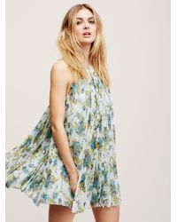 free people floral mini dress