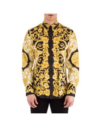 versace mens long sleeve shirt