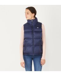 Doudoune Sans Manches Ligne Tommy Jeans Jean Tommy Hilfiger En Coloris Bleu Lyst
