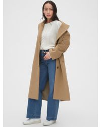 gap camel wool coat