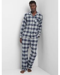Old Navy Matching Plaid Flannel Pajama Set