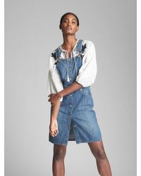 gap overall dress
