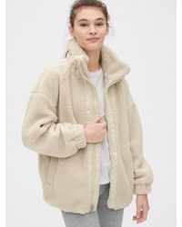 gap teddy bomber jacket