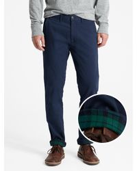 gap flannel lined pants