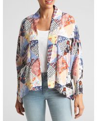patchwork kimono jacket