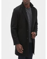 gap factory wool blend coat